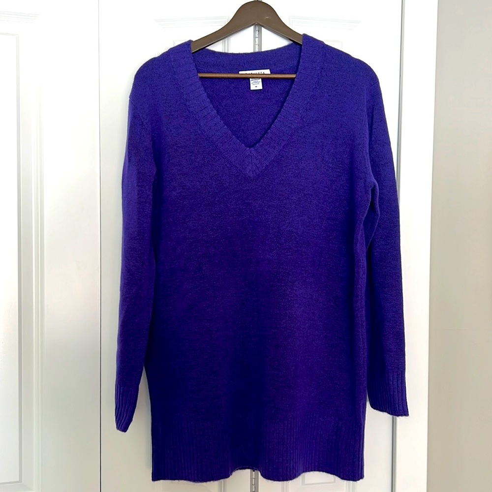 Athleta sweater, purple/blue, size M, never been worn